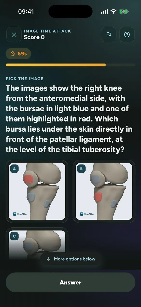 PhysioThink Image Time Attack: mark it on the image