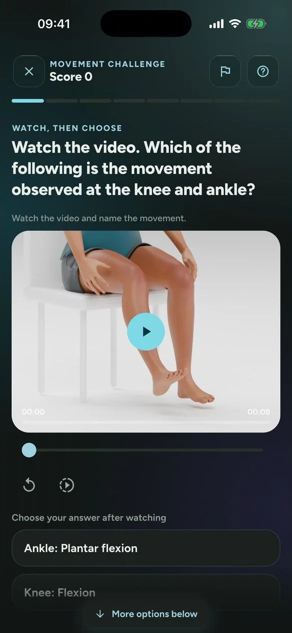 PhysioThink Movement Challenge: movement video