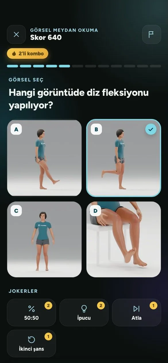 PhysioThink Görsel Meydan Okuma sorusu